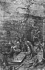 Hieronymus Bosch The Ship of Fools (study) painting